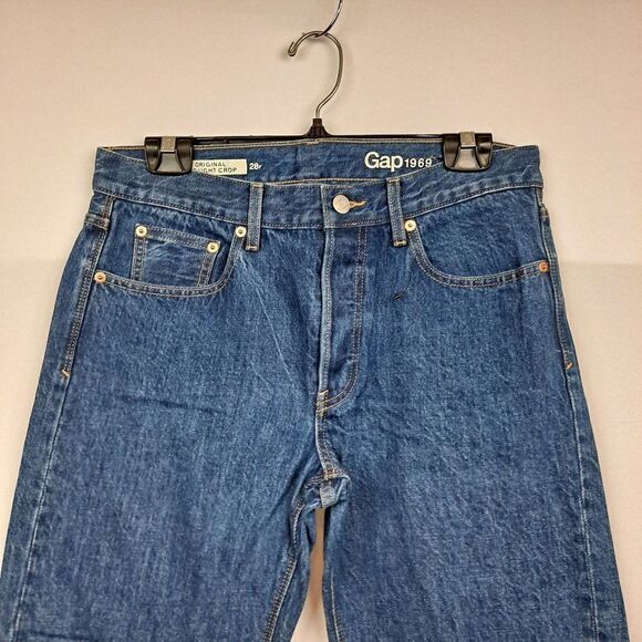 Gap Ladies 1969 Straight Crop Jeans NWOT - Picture 3 of 9